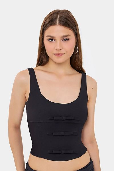 Hiccup Αμάνικο μπλουζάκι Bodycon - Λεπτομέρεια με σχισμή
