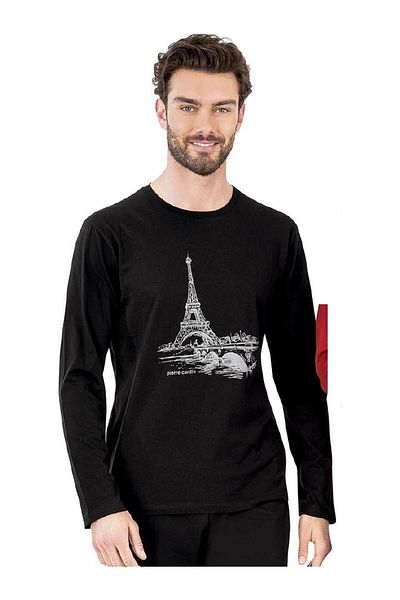 Pierre Cardin Σετ πιτζάμες PİERRE CARDİN 6064 Model Combed Cotton