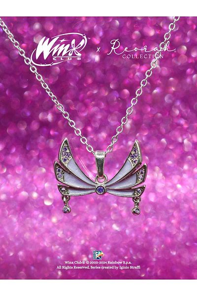 Reorah Collection Winx Club ®   Tecna Enchantix Fairy Wings - Necklace