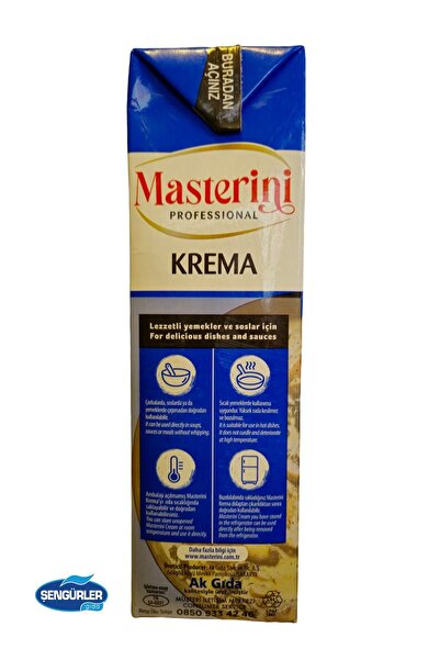 MASTERİNİ KREMA YEMEK VE SOSLARA ÖZEL 1 LT x 12 ADET