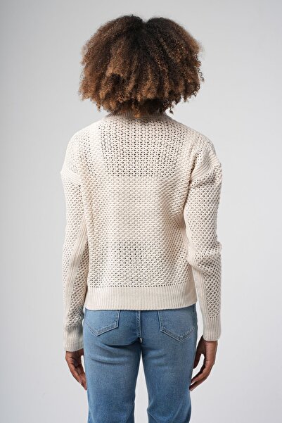 Hopoi Openwork Women's Cardigan - Mesh Color