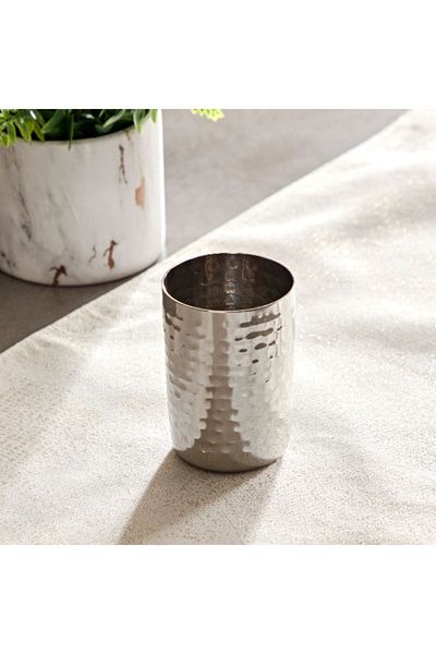 Home Box Hammered Stainless Steel Tumbler - 400 ml