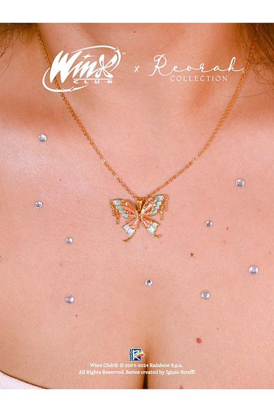 Reorah Collection Winx Club ®   Stella Enchantix - Puffed Women's Necklace