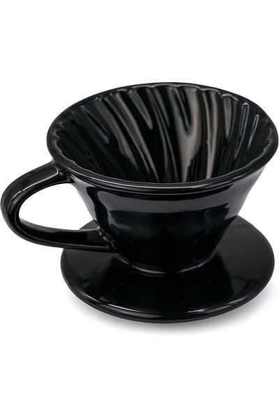 MIBRU Coffee ceramic dripper v01 1-2 cups black
