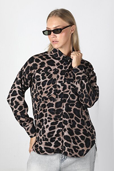 TomyHelf Laurent Slim Çerçeve Leopar Tasarım İnce Kadın Güneş Gözlüğü En