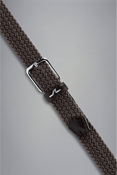 PAUL&SHARK حزام مضفر للرجال