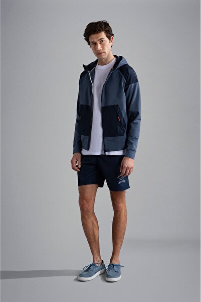 PAUL&SHARK MEN'S ZIPPED SWEATSHIRT C.WCOTTON