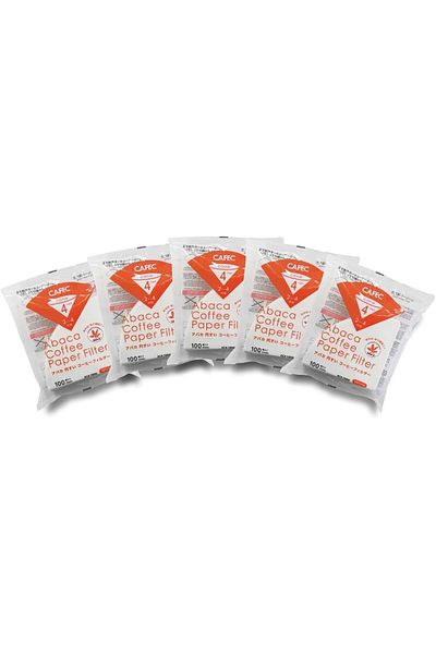 Cafec Coffee v60 paper filters set 02 large size each pack of 5