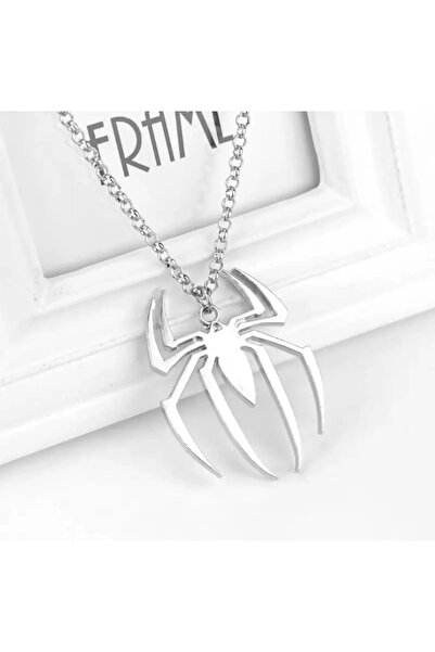 Herşey Nota Spiderman Örümcek Kolye