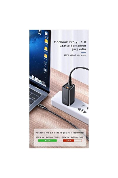 Mcdodo Ca-8120 100w Type C To Type C Pd Hızlı Şarj Ve Data Kablosu 1.2