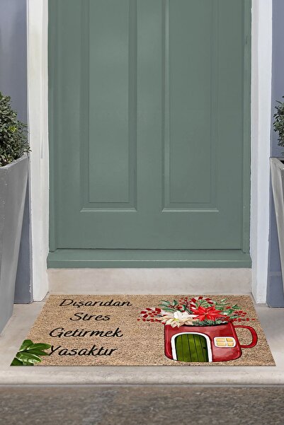 Napoli Home Printed Non-Slip Base Erasable Door Mat (40X60Cm)