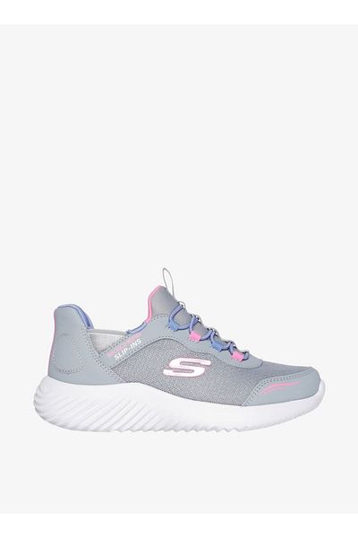 SKECHERS Girls' Slip-On Sports Shoes with Pull Tabs