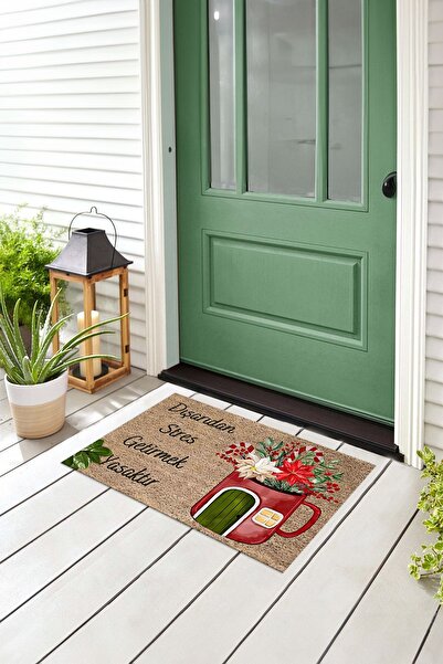 Napoli Home Printed Non-Slip Base Erasable Door Mat (40X60Cm)