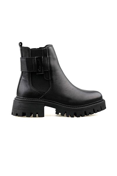 Castle Black 23783-1 Μαύρα γυναικεία καθημερινά μποτάκια