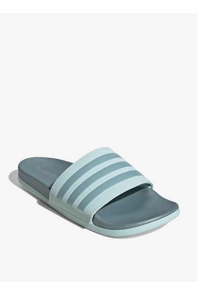 adidas Women's Striped Slides - Adilette Comfort