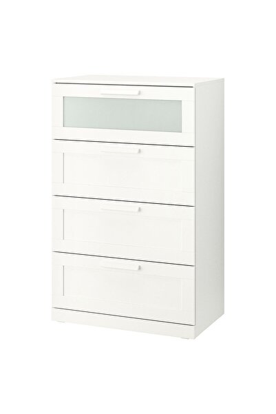 IKEA 4 Çekmeceli Şifonyer, Genişlik: 78 cm  Derinlik: 46 cm  Yükseklik: 124 cm