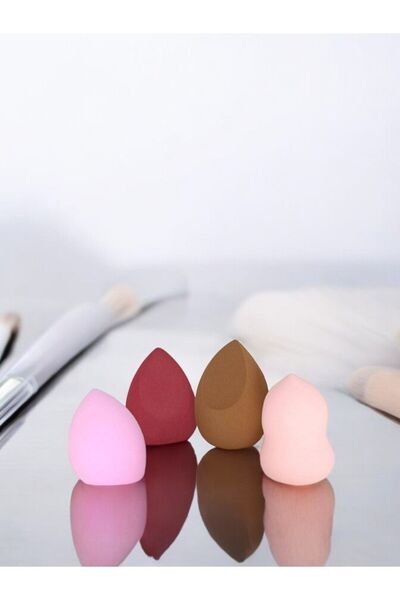 FDF STORE Makyaj Süngeri Tekli Yuvarlak Karışık Renkler