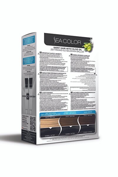 Sea Color Mükemmel Beyaz Kapama (1 PK X 2 TÜP SAÇ BOYASI VE OKSİDAN)