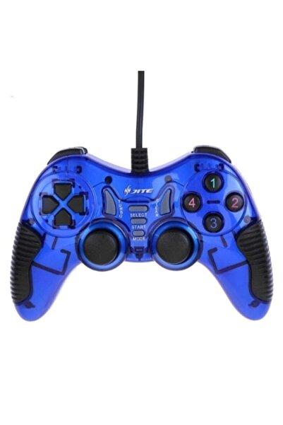 Jite Bilgisayar Laptop Usb Üç Işoyun Kolu Pc Game Pad Usb Dual Vibration 17 B...