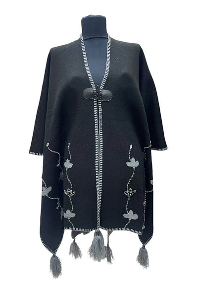 mim eşarp Akmoda - Thick Winter Knitwear Long Poncho