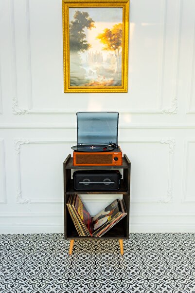 Zecir Pikap Sehpası ve Plak çalar Sehpası, Ahşap Pikap Sehpası