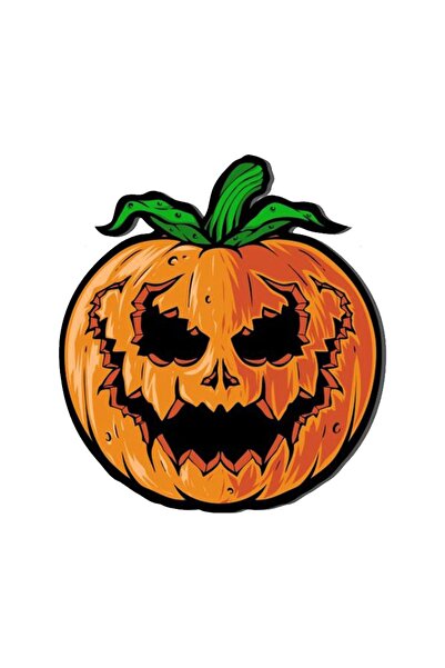 MegaSticker ملصق قرع الهالوين مقاس 13 × 10 سم - سيارة، دراجة نارية، خوذة، كمب...