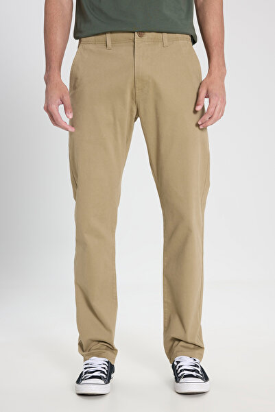 Lee Extreme Motion Slim Fit Slim Fit Normal Waist Beige Stretch Trousers