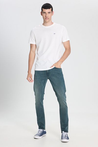 Lee Dark Blue Luke Slim Fit Stretchy Jeans - Low Waist Jeans