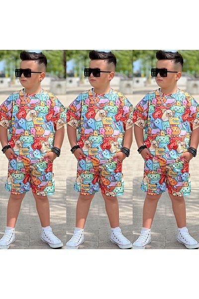 ALPİDS Men's Oversize Printed Suit