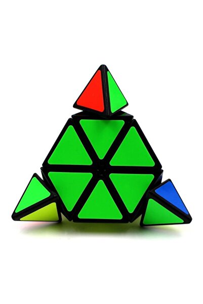 TOYFEST Piramit Üçgen Zeka Küpü Akıl Küpü Rübik Küp