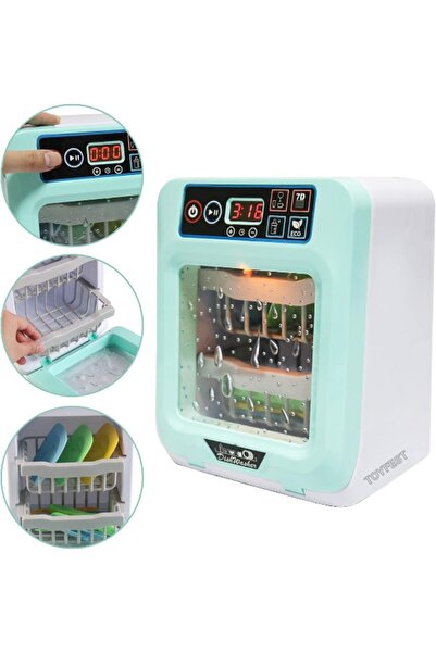 TOYFEST Sesli & Işıklı Oyuncak Bulaşık Makinesi - 16 x 23 cm