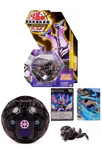 TOYFEST باكوجان ليجيندز نوفا باكوجان - شخصية نيليوس الخاصة المضيئة الداكنة - قطعة واحدة