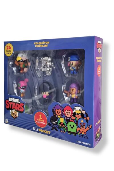 TOYFEST Brawl Star 8-Piece Figure Set - Model 1 - (SANDY SPIKE)