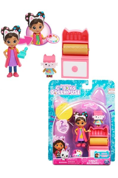 TOYFEST Gabby's Dollhouse Art Studio Sanat Atölyesi Oyun Seti