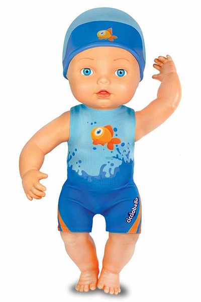 TOYFEST 30 Cm Beach Toy - Baby with Swimsuit and Self-Floating