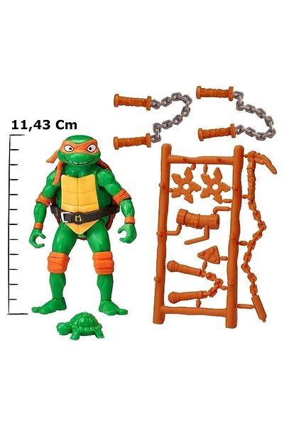 TMNT مجسمات سلاحف النينجا 11 سم مايكل أنجلو ذا إنترتينر