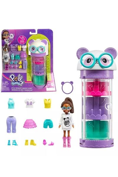 TOYFEST Polly Pocket HKW04 Fashion Fun and Play Set - Mattel
