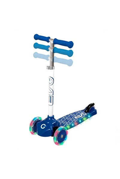 TOYFEST Move'N Groove Evo 3 - Lighted Blue Wheel Scooter