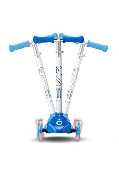 TOYFEST Move'N Groove Evo 3 - Lighted Blue Wheel Scooter