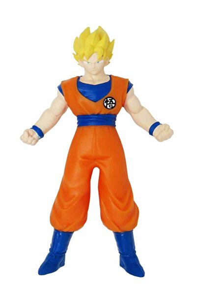 TOYFEST Monster Flex Dragon Ball Stretch Soft Extending Elastic Figure 15 cm - Super Saiyan Goku