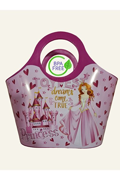 TOYFEST Multi-Purpose Purple Daily & Beach Bag Dreams Come True Princess Model - 5 Lt