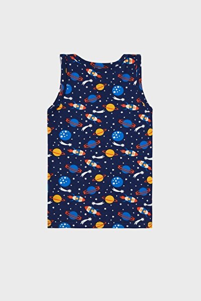 Lela Set de lenjerie intimă din bumbac elastic, cu decolteu, boxer, 2 piese, pentru fete și băieți, cu pantaloni scurți 6651010