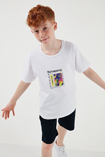 Lela Бавовняний комбінезон для хлопчиків 6212011 з коротким рукавом з роздільним верхом і низом 6212011