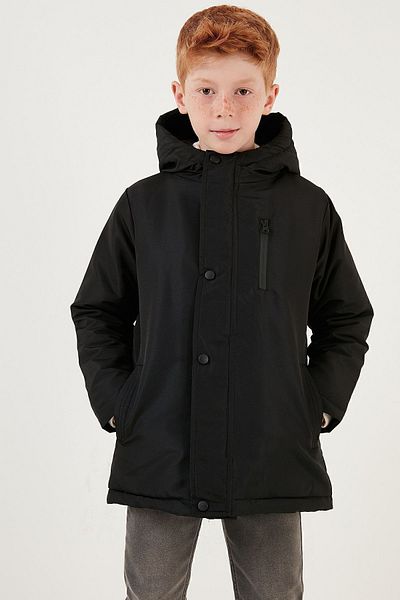 Lela Hooded Puffer Coat with Zipper Pockets Boy's COAT 6492325