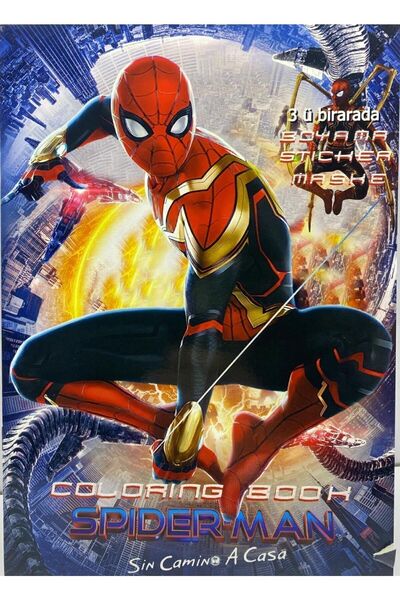 afreyz oyuncak Boyama Kitabı Pijamaskeliler Paw Patrol Sonic Cars Şimşek Mcqueen Örümcek Adam Boyama Kitap 5’li Set