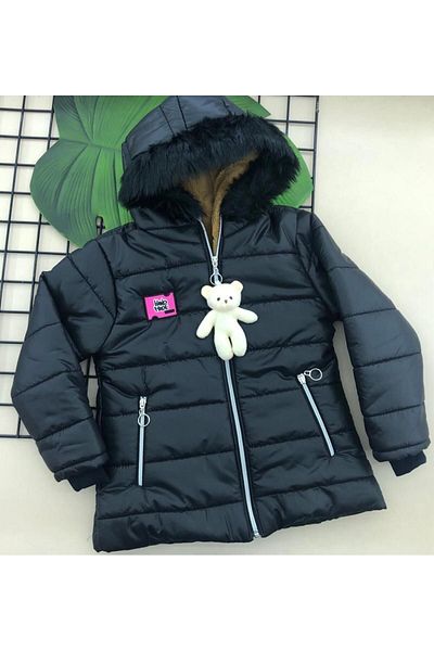 ÖRZİKİDS Hooded Inside Versoft Quilted Girl's Coat Age 5/15