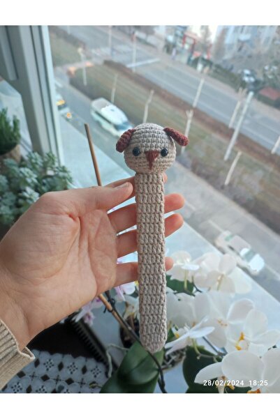 ELMASINEMEĞİ Amigurumi organik kitap ayracı en güzel hediye