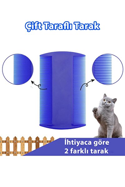 Factorial Kedi Köpek Bit Tarağı Kedi Pire Tarağı Köpek Tarama Fırçası Kedi Tüyü Temizleme Bit Şampuanı