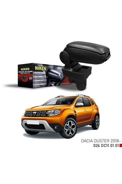 Niken Dacia Duster Black Special Armrest Armrest - Vehicle (2018-2023)