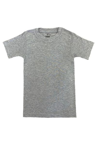 ÖZKAN underwear Boy's T-Shirt - 100% Cotton, Flexible and Comfortable Half Sleeve, Closed Neck Undershirt Özkan 0706 10 Pack